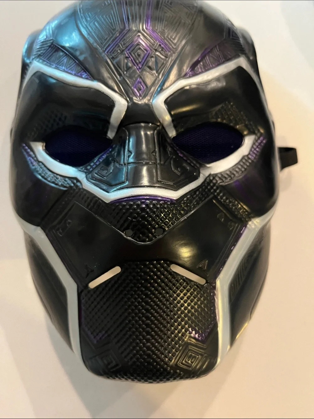 Black Panther Child Costume with Purple Accents